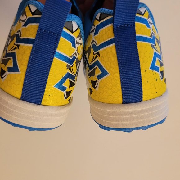 Atongmu STAR sneakers. Blue/yellow. NWT - Picture 5 of 9